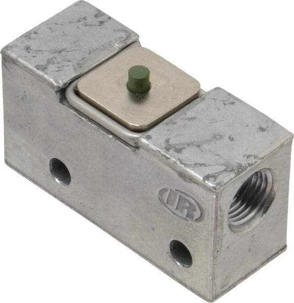 ARO/Ingersoll-Rand - 0.195 CV Rate & 7.5 CFM 3 Way Air Valve - Pin Plunger, Spring Return, 150 Max psi - Apex Tool & Supply