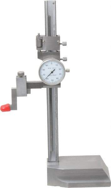 Value Collection - 6" Stainless Steel Dial Height Gage - 0.001" Graduation, Dial Display - Apex Tool & Supply