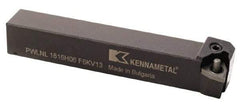 Kennametal - PWLN, Left Hand Cut, 5° Lead Angle, 25mm Shank Height x 25mm Shank Width, Negative Rake Indexable Turning Toolholder - 150mm OAL, WN..0804.. Insert Compatibility, Series Kenlever - Apex Tool & Supply