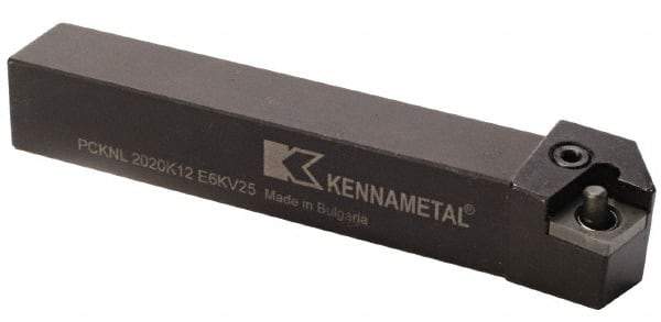 Kennametal - PCKN, Right Hand Cut, 15° Lead Angle, 25mm Shank Height x 25mm Shank Width, Negative Rake Indexable Turning Toolholder - 150mm OAL, CN..1204.. Insert Compatibility, Series Kenlever - Apex Tool & Supply