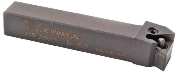 Kennametal - PCLN, Left Hand Cut, 5° Lead Angle, 32mm Shank Height x 32mm Shank Width, Negative Rake Indexable Turning Toolholder - 170mm OAL, CN..1606.. Insert Compatibility, Series Kenlever - Apex Tool & Supply