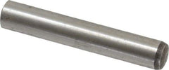 Value Collection - 10mm Diam x 60mm Pin Length Alloy Steel Standard Dowel Pin - C 58-62 Hardness, 37,100 Lb Breaking Strength, 1 Rounded End - Apex Tool & Supply