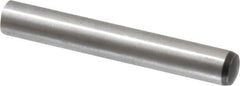 Value Collection - 10mm Diam x 70mm Pin Length Alloy Steel Standard Dowel Pin - C 58-62 Hardness, 37,100 Lb Breaking Strength, 1 Rounded End - Apex Tool & Supply
