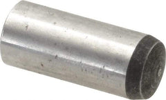 Value Collection - 12mm Diam x 30mm Pin Length Alloy Steel Standard Dowel Pin - C 58-62 Hardness, 53,400 Lb Breaking Strength, 1 Rounded End - Apex Tool & Supply