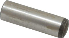 Value Collection - 12mm Diam x 40mm Pin Length Alloy Steel Standard Dowel Pin - C 58-62 Hardness, 53,400 Lb Breaking Strength, 1 Rounded End - Apex Tool & Supply