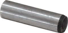 Value Collection - 12mm Diam x 45mm Pin Length Alloy Steel Standard Dowel Pin - C 58-62 Hardness, 53,400 Lb Breaking Strength, 1 Rounded End - Apex Tool & Supply
