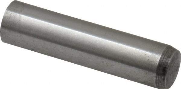 Value Collection - 12mm Diam x 50mm Pin Length Alloy Steel Standard Dowel Pin - C 58-62 Hardness, 53,400 Lb Breaking Strength, 1 Rounded End - Apex Tool & Supply