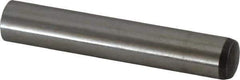 Value Collection - 12mm Diam x 70mm Pin Length Alloy Steel Standard Dowel Pin - C 58-62 Hardness, 53,400 Lb Breaking Strength, 1 Rounded End - Apex Tool & Supply