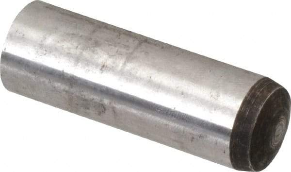 Value Collection - 16mm Diam x 50mm Pin Length Alloy Steel Standard Dowel Pin - C 58-62 Hardness, 94,900 Lb Breaking Strength, 1 Rounded End - Apex Tool & Supply