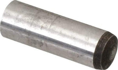 Value Collection - 16mm Diam x 50mm Pin Length Alloy Steel Standard Dowel Pin - C 58-62 Hardness, 94,900 Lb Breaking Strength, 1 Rounded End - Apex Tool & Supply