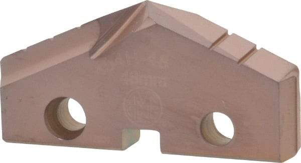 Allied Machine and Engineering - 48mm Diam x 5/16" Thick, Seat Code 4, 132° Included Angle Spade Drill Insert - AM200 Coated, Cobalt, Grade Super Cobalt, Series GEN2 T-A - Apex Tool & Supply