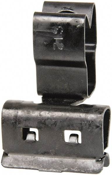 Thomas & Betts - Spring Steel Rigid/EMT Flange Mounted Snap In Conduit Clip - 1/2 - 1" EMT, 1/2" Rigid, Anodized Finish - Apex Tool & Supply