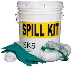 PRO-SAFE - Oil Only Spill Kit - 5 Gal Pail - Apex Tool & Supply
