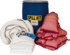 PRO-SAFE - Oil Only Spill Kit - 55 Gal Polyethylene Drum - Apex Tool & Supply
