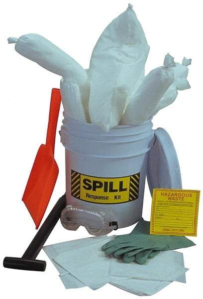 PRO-SAFE - Universal Spill Kit - 5 Gal Polypropylene Pail - Apex Tool & Supply