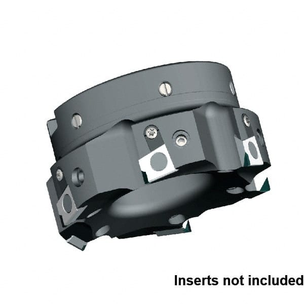 Kennametal - 80mm Cut Diam, 27mm Arbor Hole Diam, Indexable Square-Shoulder Face Mill - Apex Tool & Supply