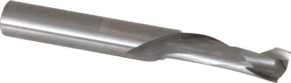 Onsrud - 3/8" Cutting Diam x 1-1/8" Length of Cut, 1 Flute, Compression Spiral Router Bit - Uncoated, Right Hand Cut, Solid Carbide, 3" OAL x 3/8" Shank Diam, Single Edge, 30° Helix Angle - Apex Tool & Supply