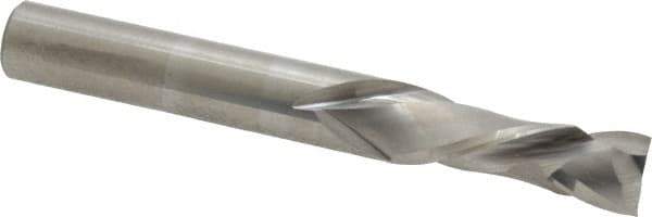 Onsrud - 3/8" Cutting Diam x 1-1/8" Length of Cut, 2 Flute, Compression Spiral Router Bit - Uncoated, Right Hand Cut, Solid Carbide, 3" OAL x 3/8" Shank Diam, Double Edge, 30° Helix Angle - Apex Tool & Supply