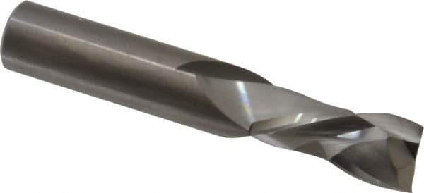 Onsrud - 1/2" Cutting Diam x 1-1/8" Length of Cut, 2 Flute, Compression Spiral Router Bit - Uncoated, Right Hand Cut, Solid Carbide, 3" OAL x 1/2" Shank Diam, Double Edge, 30° Helix Angle - Apex Tool & Supply