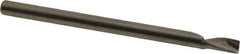 Onsrud - 1/8" Cutting Diam x 1/4" Length of Cut, 1 Flute, Upcut Spiral Router Bit - Uncoated, Right Hand Cut, Solid Carbide, 2" OAL x 1/8" Shank Diam, Single Edge, 21° Helix Angle - Apex Tool & Supply