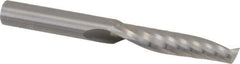 Onsrud - 3/8" Cutting Diam x 1-5/8" Length of Cut, 1 Flute, Upcut Spiral Router Bit - Uncoated, Right Hand Cut, Solid Carbide, 3-1/2" OAL x 3/8" Shank Diam, Single Edge, 21° Helix Angle - Apex Tool & Supply
