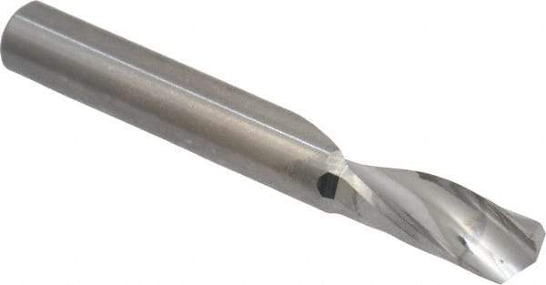 Onsrud - 1/4" Cutting Diam x 5/8" Length of Cut, 1 Flute, Upcut Spiral Router Bit - Uncoated, Right Hand Cut, Solid Carbide, 2" OAL x 1/4" Shank Diam, Single Edge - Apex Tool & Supply