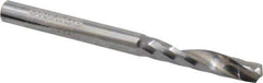 Onsrud - 1/4" Cutting Diam x 1-1/4" Length of Cut, 1 Flute, Upcut Spiral Router Bit - Uncoated, Right Hand Cut, Solid Carbide, 3" OAL x 1/4" Shank Diam, Single Edge - Apex Tool & Supply