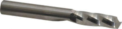 Onsrud - 3/8" Cutting Diam x 1-1/8" Length of Cut, 1 Flute, Upcut Spiral Router Bit - Uncoated, Right Hand Cut, Solid Carbide, 3" OAL x 3/8" Shank Diam, Single Edge - Apex Tool & Supply