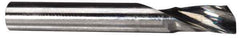 Onsrud - 3/16" Cutting Diam x 3/8" Length of Cut, 1 Flute, Downcut Spiral Router Bit - Uncoated, Right Hand Cut, Solid Carbide, 2" OAL x 3/16" Shank Diam, Single Edge, 21° Helix Angle - Apex Tool & Supply