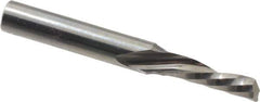 Onsrud - 3/16" Cutting Diam x 5/8" Length of Cut, 1 Flute, Downcut Spiral Router Bit - Uncoated, Right Hand Cut, Solid Carbide, 2" OAL x 1/4" Shank Diam, Single Edge, 21° Helix Angle - Apex Tool & Supply