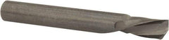 Onsrud - 1/4" Cutting Diam x 3/8" Length of Cut, 1 Flute, Downcut Spiral Router Bit - Uncoated, Right Hand Cut, Solid Carbide, 2" OAL x 1/4" Shank Diam, Single Edge, 21° Helix Angle - Apex Tool & Supply