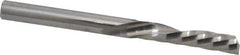 Onsrud - 1/4" Cutting Diam x 1-1/4" Length of Cut, 1 Flute, Downcut Spiral Router Bit - Uncoated, Right Hand Cut, Solid Carbide, 3" OAL x 1/4" Shank Diam, Single Edge, 21° Helix Angle - Apex Tool & Supply