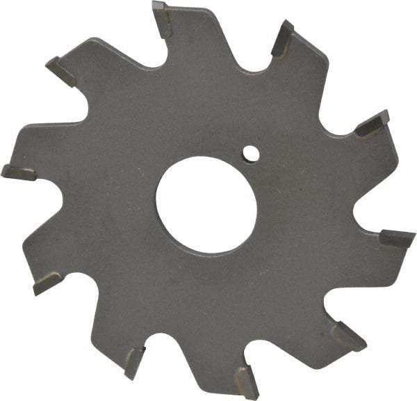 Onsrud - 2-1/2" Diam x 0.095" Blade Thickness x 5/8" Arbor Hole Diam, 10 Tooth Slitting and Slotting Saw - Arbor Connection, Right Hand, Uncoated, Carbide-Tipped, 0° Rake - Apex Tool & Supply
