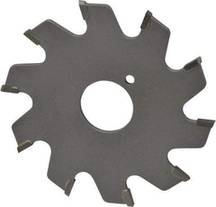 Onsrud - 2-1/2" Diam x 0.095" Blade Thickness x 5/8" Arbor Hole Diam, 10 Tooth Slitting and Slotting Saw - Arbor Connection, Right Hand, Uncoated, Carbide-Tipped, 0° Rake - Apex Tool & Supply