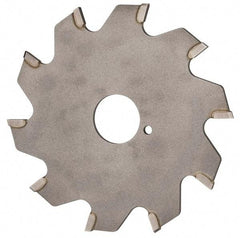 Onsrud - 3" Diam x 0.095" Blade Thickness x 5/8" Arbor Hole Diam, 10 Tooth Slitting and Slotting Saw - Arbor Connection, Right Hand, Uncoated, Carbide-Tipped, 0° Rake - Apex Tool & Supply