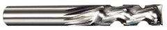 Onsrud - 1/2" Cutting Diam x 2-1/8" Length of Cut, 16 Flute, Burr Spiral Router Bit - Uncoated, Right Hand Cut, Solid Carbide, 4" OAL x 1/2" Shank Diam, Double Edge - Apex Tool & Supply