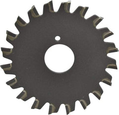 Onsrud - 2-1/2" Diam x 0.095" Blade Thickness x 5/8" Arbor Hole Diam, 20 Tooth Slitting and Slotting Saw - Arbor Connection, Right Hand, Uncoated, Carbide-Tipped, -5° Rake - Apex Tool & Supply