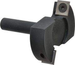 Onsrud - 2-1/2" Cutting Diam, 1/8" Max Depth of Cut, 1/2" Shank Diam, Indexable Spoilboard Surface Insert Cutter - 2 Cutters, Straight Cut, ICK L 142 Insert Style, 2.8" OAL, 2" Shank Length, Right Hand Cut - Apex Tool & Supply