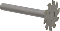 Onsrud - 2" Diam x 0.095" Blade Thickness, 10 Tooth Slitting and Slotting Saw - Shank Connection, Right Hand, Uncoated, Carbide-Tipped, 0° Rake - Apex Tool & Supply