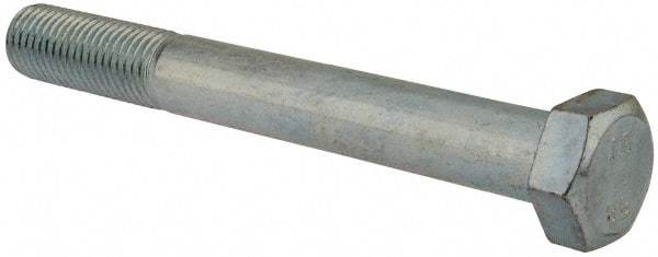 Value Collection - M24x3.00mm Metric Coarse, 200mm Length Under Head Hex Head Cap Screw - Partially Threaded, Grade 8.8 Steel, Zinc-Plated Finish, 36mm Hex - Apex Tool & Supply
