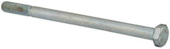 Value Collection - M8x1.25mm Metric Coarse, 120mm Length Under Head Hex Head Cap Screw - Partially Threaded, Grade 8.8 Steel, Zinc-Plated Finish, 13mm Hex - Apex Tool & Supply