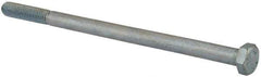 Value Collection - M8x1.25mm Metric Coarse, 140mm Length Under Head Hex Head Cap Screw - Partially Threaded, Grade 8.8 Steel, Zinc-Plated Finish, 13mm Hex - Apex Tool & Supply