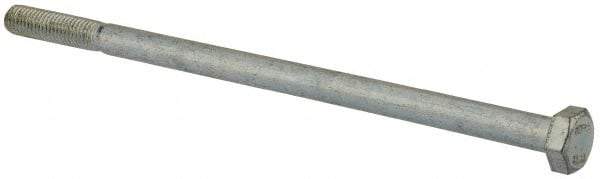 Value Collection - M8x1.25mm Metric Coarse, 160mm Length Under Head Hex Head Cap Screw - Partially Threaded, Grade 8.8 Steel, Zinc-Plated Finish, 13mm Hex - Apex Tool & Supply