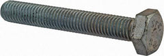 Value Collection - M10x1.50mm Metric Coarse, 70mm Length Under Head Hex Head Cap Screw - Fully Threaded, Grade 8.8 Steel, Zinc-Plated Finish, 17mm Hex - Apex Tool & Supply