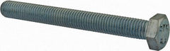Value Collection - M12x1.75mm Metric Coarse, 110mm Length Under Head Hex Head Cap Screw - Fully Threaded, Grade 8.8 Steel, Zinc-Plated Finish, 19mm Hex - Apex Tool & Supply