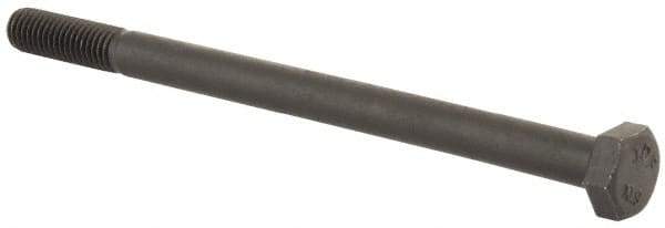 Value Collection - M8x1.25mm Metric Coarse, 120mm Length Under Head Hex Head Cap Screw - Partially Threaded, Grade 10.9 Steel, Uncoated, 13mm Hex - Apex Tool & Supply