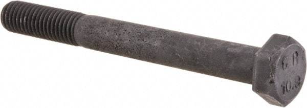 Value Collection - M8x1.25mm Metric Coarse, 75mm Length Under Head Hex Head Cap Screw - Partially Threaded, Grade 10.9 Steel, Uncoated, 13mm Hex - Apex Tool & Supply