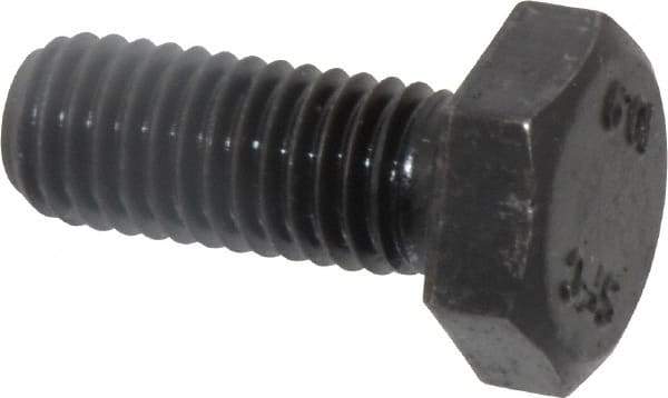 Value Collection - M10x1.50mm Metric Coarse, 25mm Length Under Head Hex Head Cap Screw - Fully Threaded, Grade 10.9 Steel, Uncoated, 17mm Hex - Apex Tool & Supply