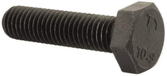 Value Collection - M10x1.50mm Metric Coarse, 40mm Length Under Head Hex Head Cap Screw - Fully Threaded, Grade 10.9 Steel, Uncoated, 17mm Hex - Apex Tool & Supply