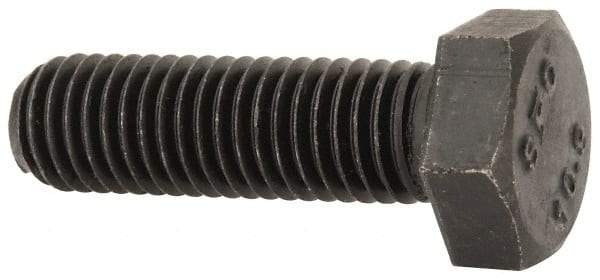 Value Collection - M12x1.75mm Metric Coarse, 40mm Length Under Head Hex Head Cap Screw - Fully Threaded, Grade 10.9 Steel, Uncoated, 19mm Hex - Apex Tool & Supply